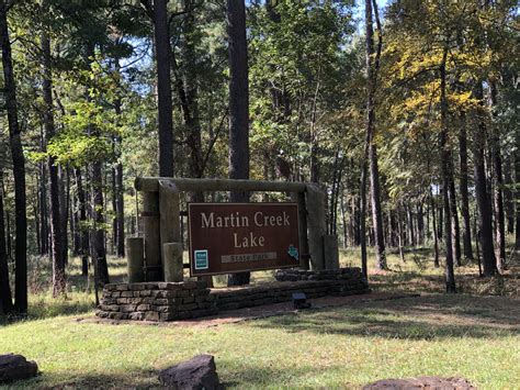 Martin creek lake state park - Driving Directions From Henderson: Go North on Hwy 43 for 15 miles and turn right on CR 2183 and follow sign to the park. From Dallas: Take I 20 East to Hwy 149 (Estes Parkway) exit.